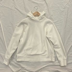 Lululemon Lougeful White Hoodie, Size 8
